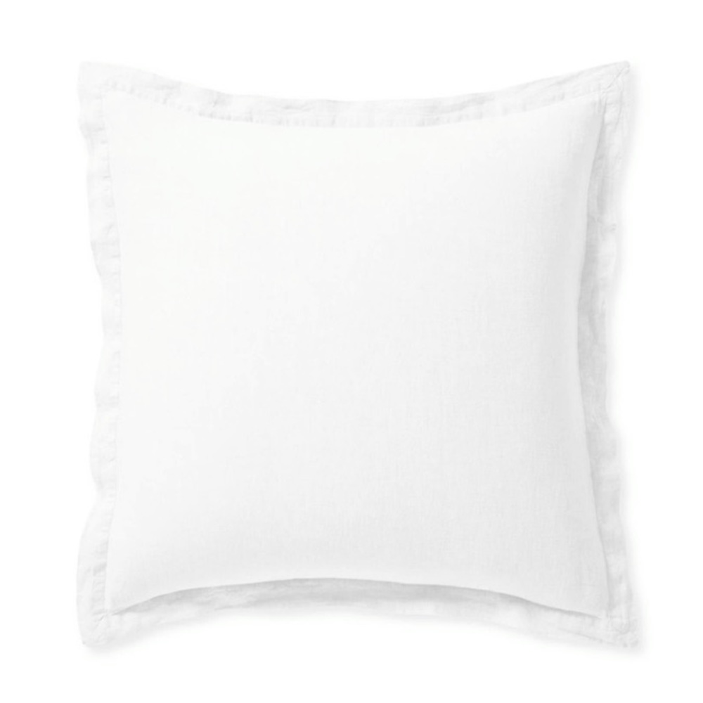 BNWT (2) Cavallo Linen-EURO shams-WHITE 🤍